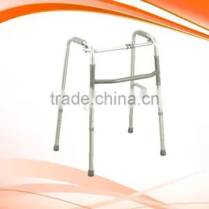 ONE BUTTON FOLDING WALKER FOR ADULT CE( ELDERLY Walker,walking Aid) thumbnail-1