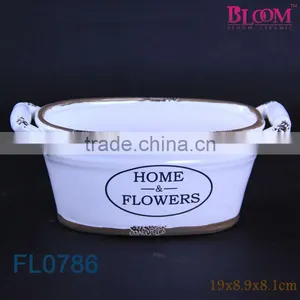 Home Decoration Mini Garden Pot/white Mini Pot With Ears thumbnail-1