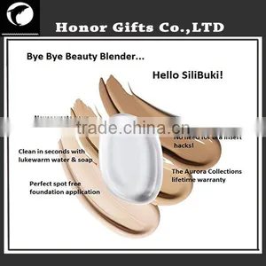 Amozon Hot Eco-friendly Silicone Make Up Sponge thumbnail-3