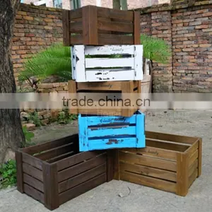 Solid Wood With Handles Without Restoring Ancient Ways the Lid to Receive the Wooden Box thumbnail-2