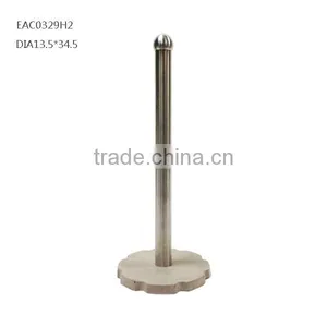 Hot Sale Kitchen Standing Upright Paper Towel Holder, Concrete Paper Holder thumbnail-1