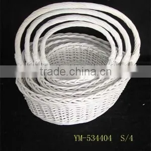 Heart Shaped Wicker Baskets thumbnail-1