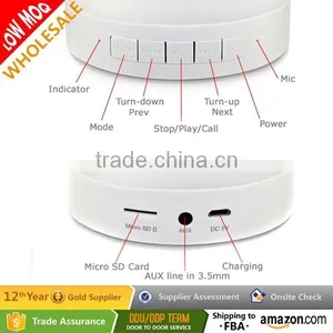 High Quality Music Mini Portable Bluetooth Speaker With LED Lamp thumbnail-4