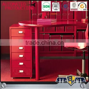 Korean Design Furniture Portable Lightweight Metal 6 Tiers Helmer/drawer/unit/red thumbnail-6
