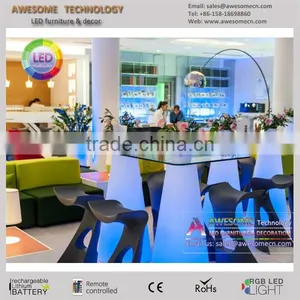 LED Illuminated Communal Bar Table thumbnail-2