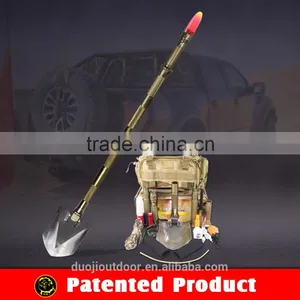 Folding Multi-use Sapper Shovel With Hammer Knife Flashlight Fire Starter thumbnail-1