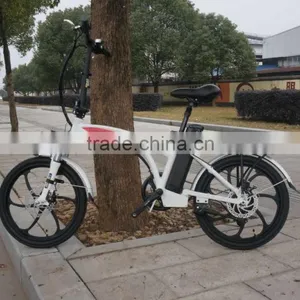 2017 New Design 20 Inches Electric Folding Bike With Lithium Battery Powered thumbnail-4
