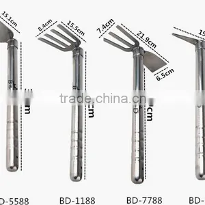 High Grade Stainless Steel Mini Digging Garden Hoe thumbnail-6