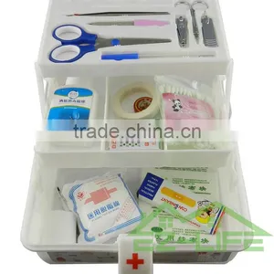 Wall Mounted First Aid Kit Medical Carrying Plastic PP Wholesale Household Multipurpose Folding Storage Box/case/tool thumbnail-5