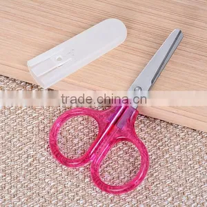 School Children Paper Cutting Scissors Plastic Paper Cutting thumbnail-6