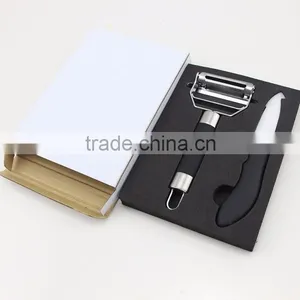 Stainless Steel Peeler Ceramic Knife Set Packed in EVA Tray thumbnail-5