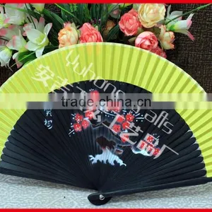 Chinese Bamboo Ladies Folding Fan thumbnail-4