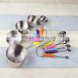 Cooking Tools Measuring Tool Stainless Steel Measuring Cup and Spoon Set thumbnail-1