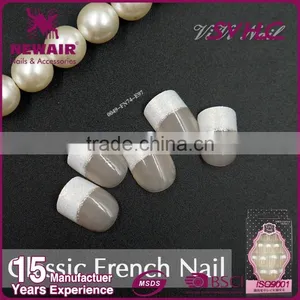 Fashion French Style Artificial Finger Nails for Nail Decoration thumbnail-2
