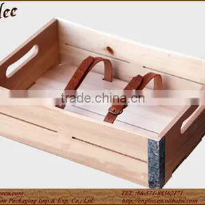 Cheap Wooden Bike Basket Looks Waterproof Wooden Crate thumbnail-1
