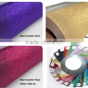Glitter PU Textile Vinyl Heat Transfer Sheets thumbnail-3