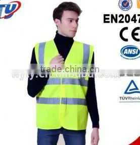 Construction Workwear Overalls Yellow Safety Vest thumbnail-1