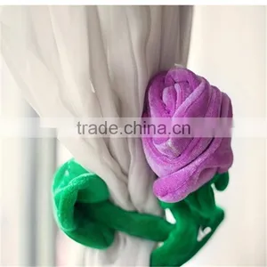 Plush Beautiful Home Decoration Vases Wall Decor Mural Flower Simulation Valentine's Day Gift and Wedding Decoration thumbnail-2