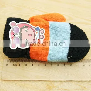 TC13028 Low Price Cute Fingerless Kids Gloves New Fashion Knitted Winter Warm Kids Mitten Gloves thumbnail-5