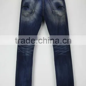 Fashion New Design High Quality Denim Jeans Destroy Pants Professional Jeans Manufacturer in China thumbnail-3