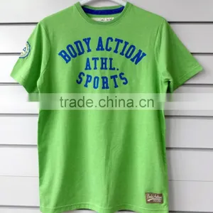 Flock Print T-shirt With Embroidery Patch thumbnail-1