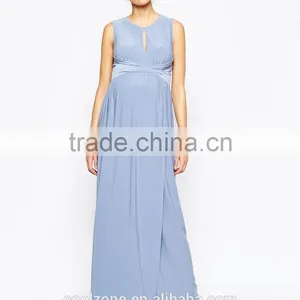 New Arrival Front Keyhole Design Maxi Dresses for All Stages Maternity Dress 2016 thumbnail-5