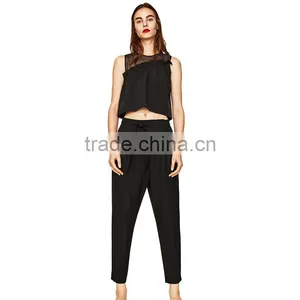 2017 OEM Summer Nifty Asymmetric Frilled Round Neck Women Sarafan thumbnail-2