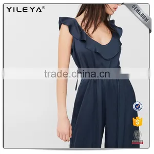 2017 Summer Fashion Long Floral Sexy Women Jumpsuit thumbnail-1