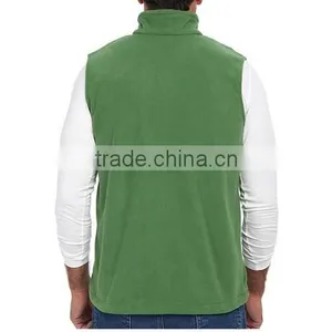 Newest Basic Fit Fleece Vest Secure-zip 100% Polyester Micro Fleece Popular Hottest Christmas SPORT VEST for Men thumbnail-2