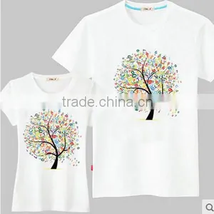 Hot Selling Short Sleeve T-shirt for Couples thumbnail-2