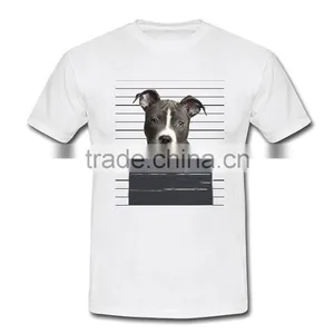Guangzhou Shandao Summer Casual O-Neck Short Sleeve 190g 100% Polyester T-shirts With 3d Animal Print thumbnail-5