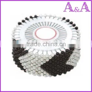 Summer Sales 55mm Teardrop Star Flower Heart Ball Shape Pearl Head Hijab Pins thumbnail-1