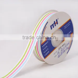 Wholesale 5/8" 100% Polyester Striped Grosgrain Ribbon thumbnail-1