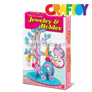OEM Make Your Jewelry Set Create Your Kitty Wooden Jewelry and Holder thumbnail-2