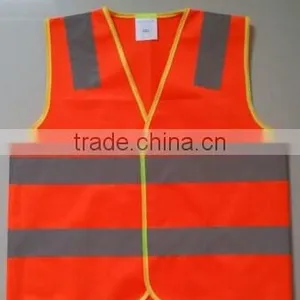 New Designing High Visibility Black Reflective Safety Vest for Children thumbnail-4