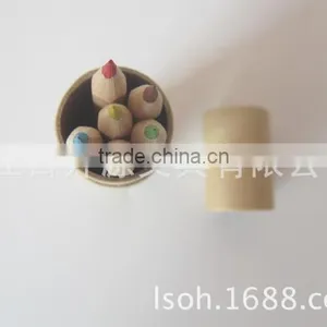 3.5''HB Black Wood Pencils Wih Diamond in Paper Tube thumbnail-4