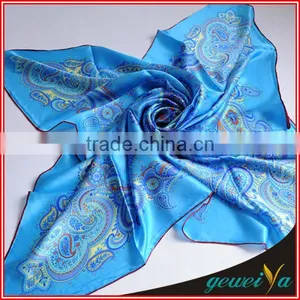 High Quality Printed Silk India Scarf Prices thumbnail-1
