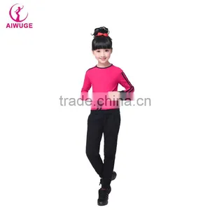 Fashion Girls Jogging Suit Kids Gymnastics/Sport Suits Hoodies And Pants With Pockets thumbnail-1