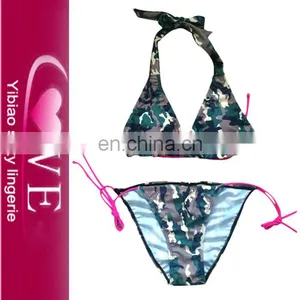 OEM Accept Women Bikini Contest Sexy Camouflage Swimwear thumbnail-1