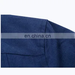 2016 Fashion Design Navy Women Blouse for Office Ladies Shirt thumbnail-5