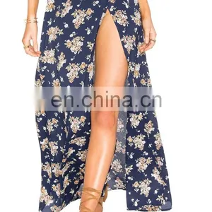 Latest Hawaian High Waist Skirt Crop Top Images thumbnail-3