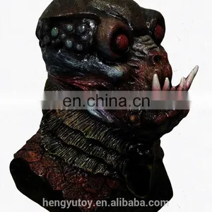 Scary Vampire Halloween 2 Movie Theme Mask Horror Latex Zombies Costumes thumbnail-3