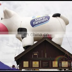 Best Price Inflatable Cartoon Milk Cow Outdoor Promotional Cow For Advertising thumbnail-2