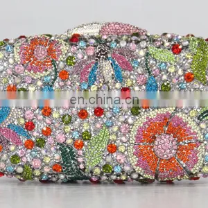 Crystal Evening Clutch Bags/stone Cluth Bags/clutch Evening Wedding Favor Bags thumbnail-4