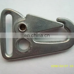 Round and Flat Shape Silver Metal Hook Buckle ,metal Dog Snap Hook thumbnail-5