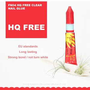 3g High Quality HQ Free Clear Nail Glue In Aluminum Tube thumbnail-1