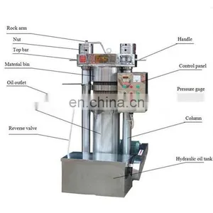 High Efficiency Hydraulic Peanut Oil Press Machine for Small Production thumbnail-5