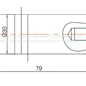 Ceramics Ultrasonic Piezoelectric Transducer , 400W 30 Khz Ultrasonic Transducer PZT8 thumbnail-2