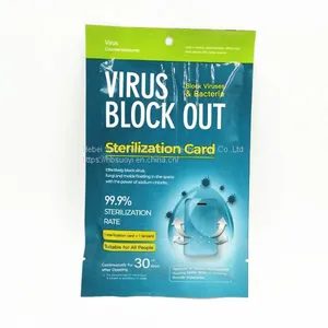 Disinfection Card With Strap Anti Virus Protects Last for 60 Days thumbnail-1