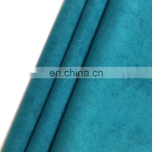 High Quality 75d*225d 100% Polyester Suede Fabric for Sofa thumbnail-1